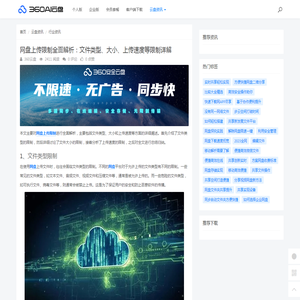 网盘上传限制全面解析：文件类型、大小、上传速度等限制详解 - 360AI云盘