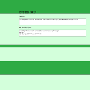 巴可信息技术公共代码